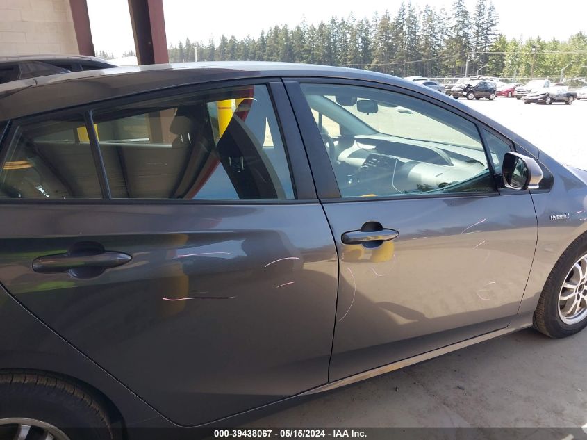 2019 Toyota Prius Le VIN: JTDKARFU9K3082056 Lot: 39438067