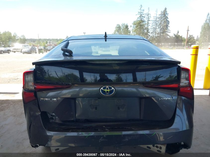 2019 Toyota Prius Le VIN: JTDKARFU9K3082056 Lot: 39438067