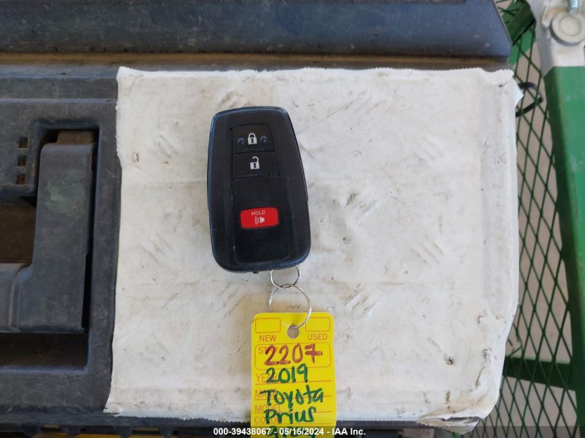 2019 Toyota Prius Le VIN: JTDKARFU9K3082056 Lot: 39438067
