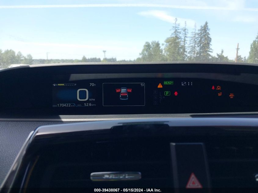 2019 Toyota Prius Le VIN: JTDKARFU9K3082056 Lot: 39438067