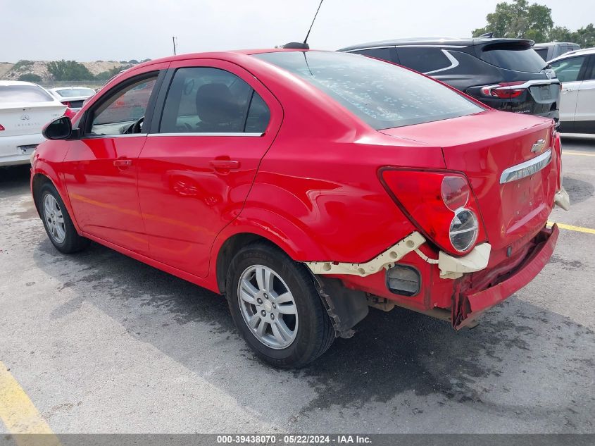 2015 Chevrolet Sonic Lt Auto VIN: 1G1JC5SH2F4126236 Lot: 39438070