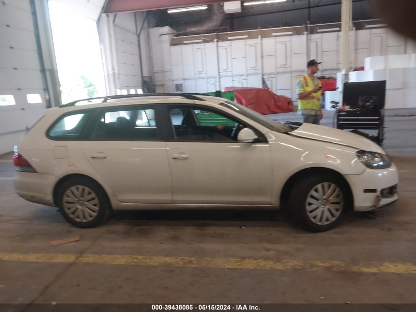 2014 Volkswagen Jetta Sportwagen 2.5L S VIN: 3VWPP7AJXEM621869 Lot: 39438085