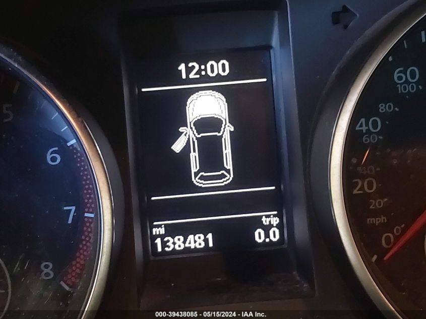 2014 Volkswagen Jetta Sportwagen 2.5L S VIN: 3VWPP7AJXEM621869 Lot: 39438085