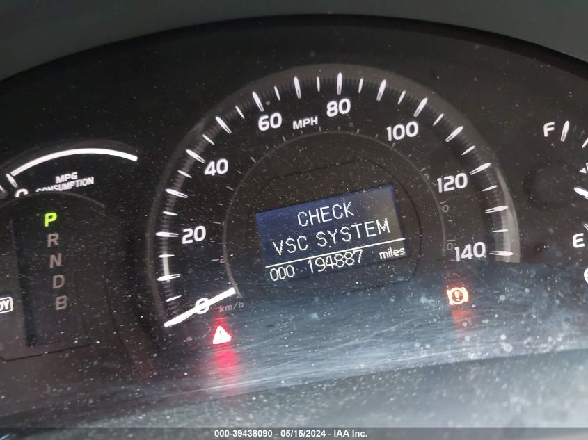 2007 Toyota Camry Hybrid VIN: JTNBB46K773009379 Lot: 39438090