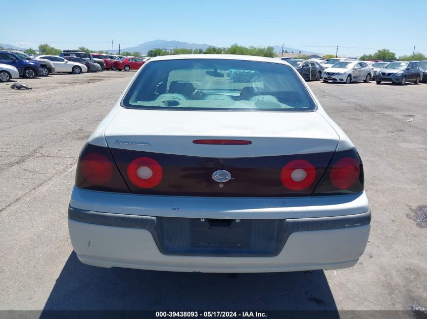 2004 Chevrolet Impala VIN: 2G1WF52E249102435 Lot: 39438093