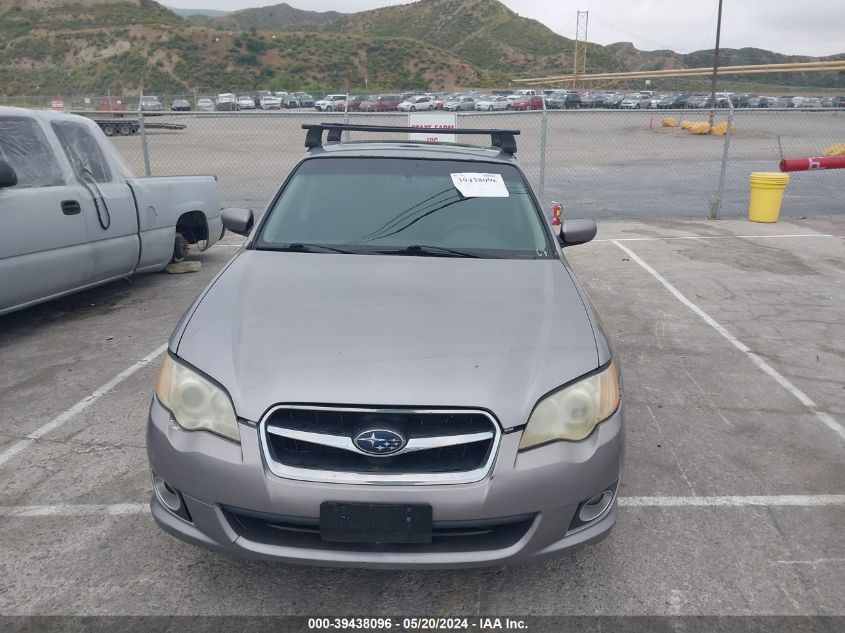 2008 Subaru Legacy 2.5I VIN: 4S3BL616587222610 Lot: 39438096