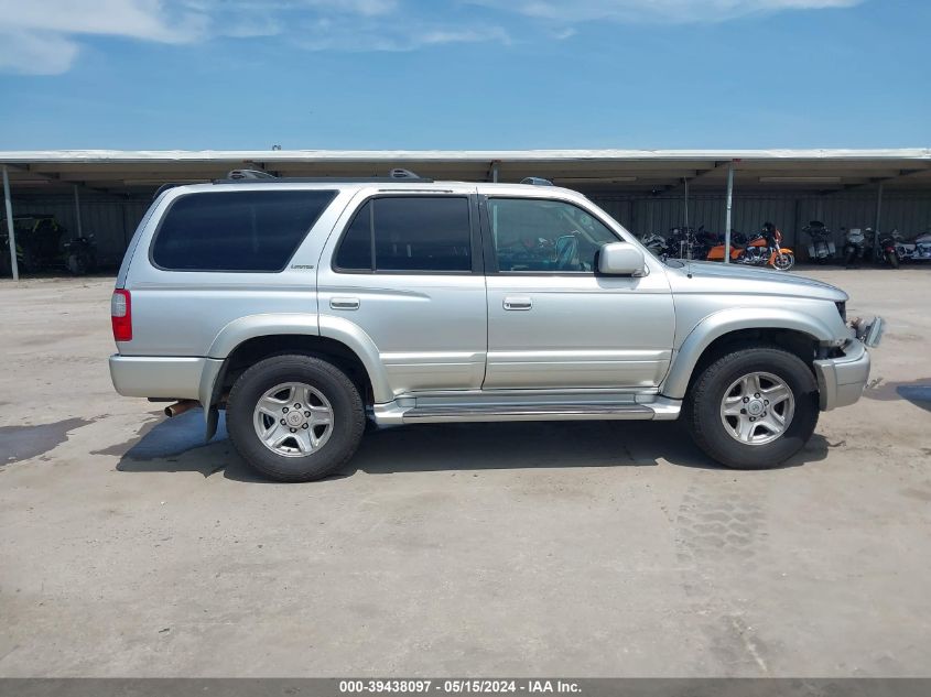 2000 Toyota 4Runner Limited VIN: JT3GN87R4Y0175161 Lot: 39438097