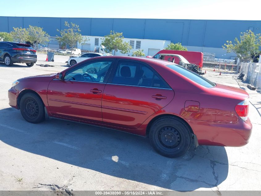 2006 Toyota Camry Le VIN: 4T1BE30K86U158662 Lot: 39438098