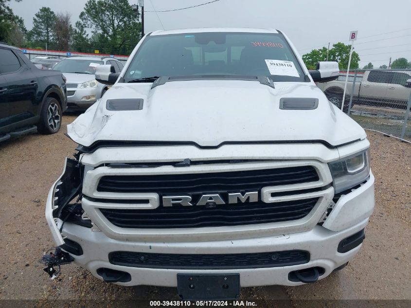 2019 Ram 1500 Laramie 4X4 5'7 Box VIN: 1C6SRFJTXKN612570 Lot: 39438110