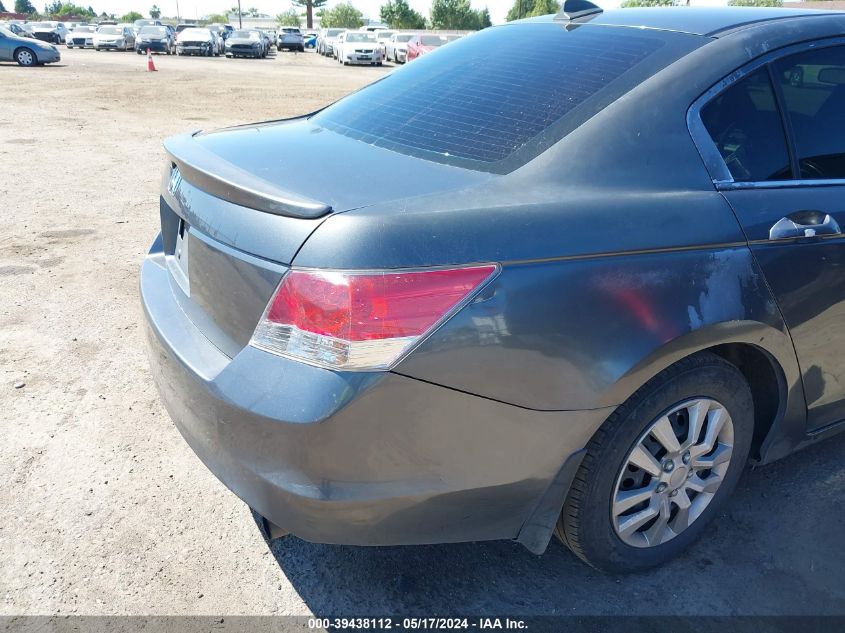 2009 Honda Accord 2.4 Lx VIN: 1HGCP26369A169342 Lot: 39438112