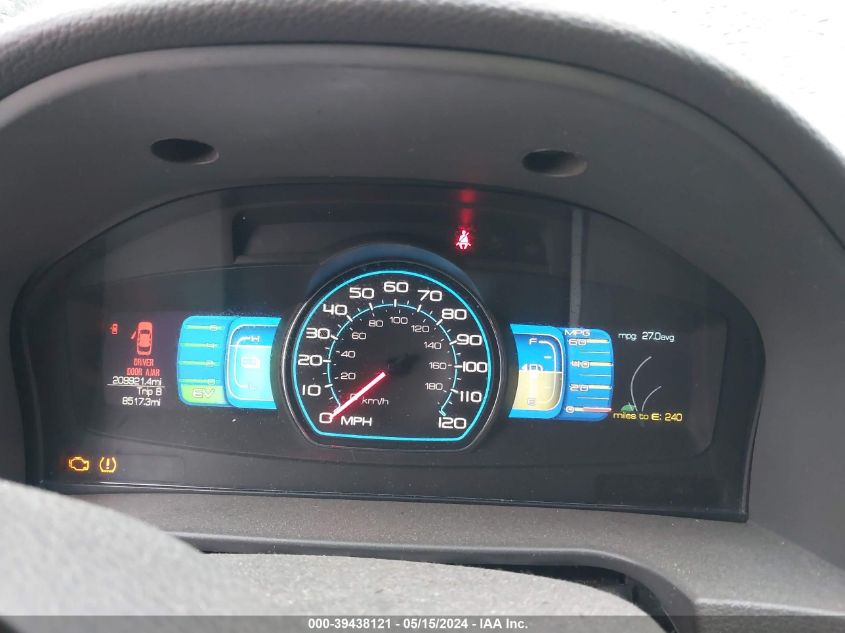 2012 Ford Fusion Hybrid VIN: 3FADP0L36CR200586 Lot: 39438121