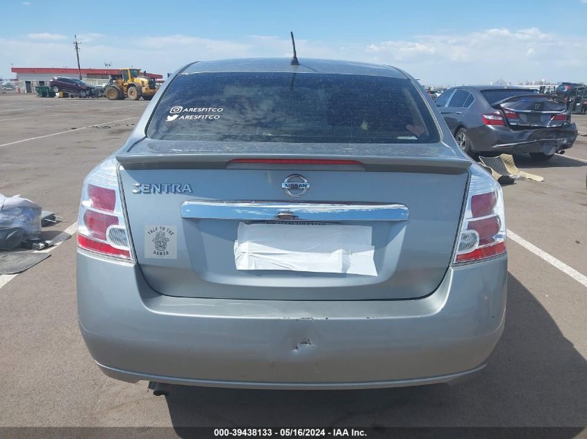 2011 Nissan Sentra 2.0/2.0S/Sr/2.0Sl VIN: 3N1AB6APXBL691964 Lot: 39438133