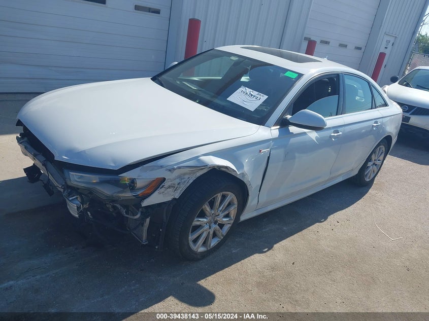 2015 Audi A6 3.0T Premium Plus VIN: WAUFGAFC4FN025814 Lot: 39438143