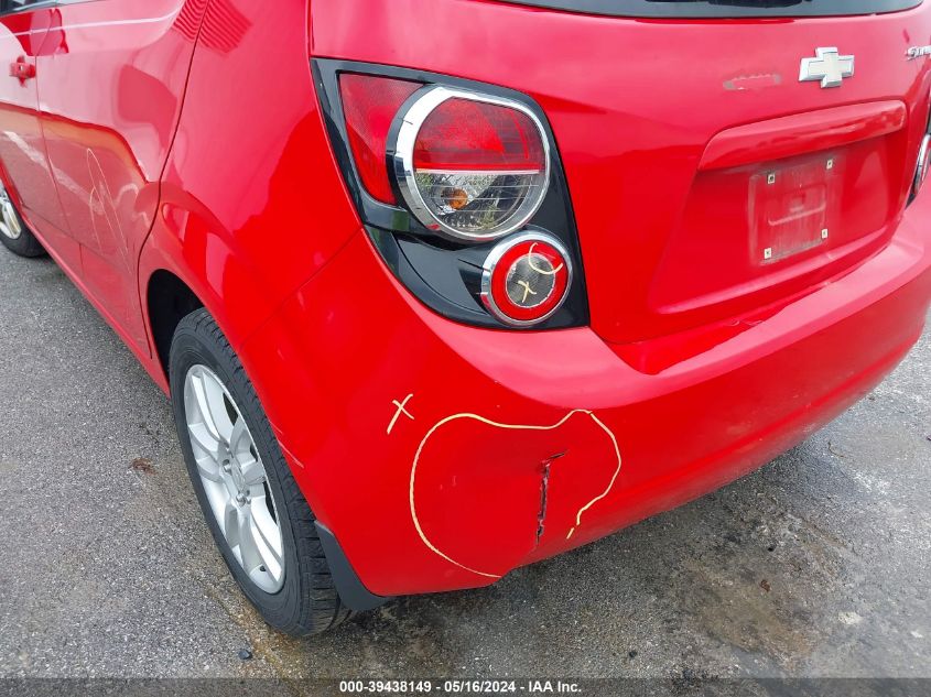 2014 Chevrolet Sonic Lt Auto VIN: 1G1JC6SHXE4236665 Lot: 39438149