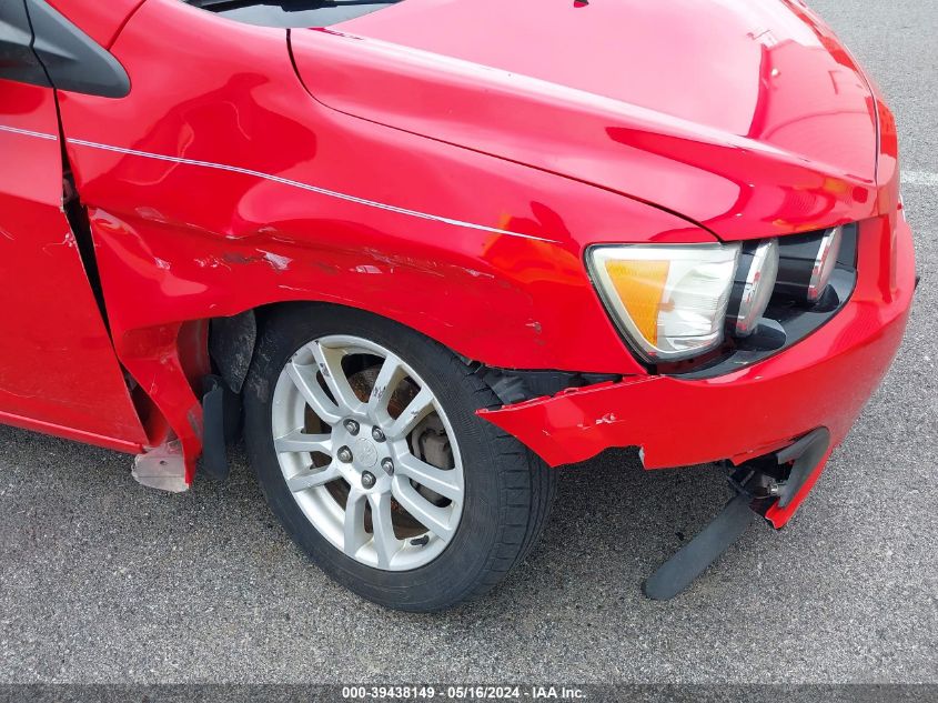 2014 Chevrolet Sonic Lt Auto VIN: 1G1JC6SHXE4236665 Lot: 39438149