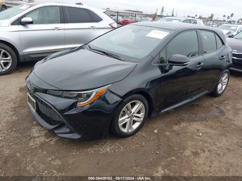 2019 Toyota Corolla Se VIN: JTNK4RBE0K3055314 Lot: 39438162