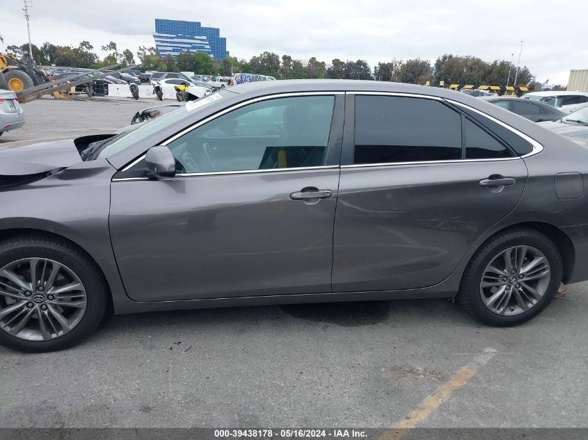 2016 Toyota Camry Se VIN: 4T1BF1FK8GU216716 Lot: 39438178