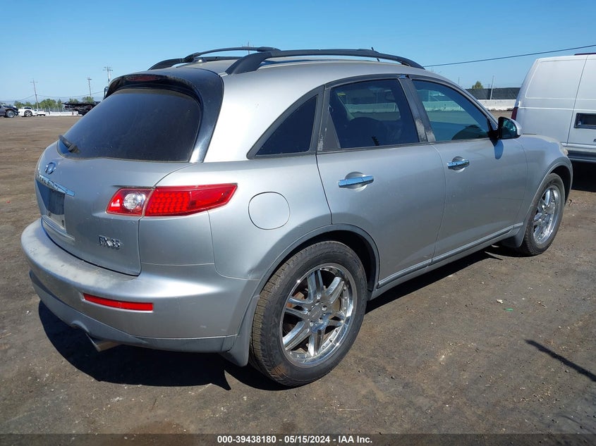 2004 Infiniti Fx35 VIN: JNRAS08W94X218314 Lot: 39438180