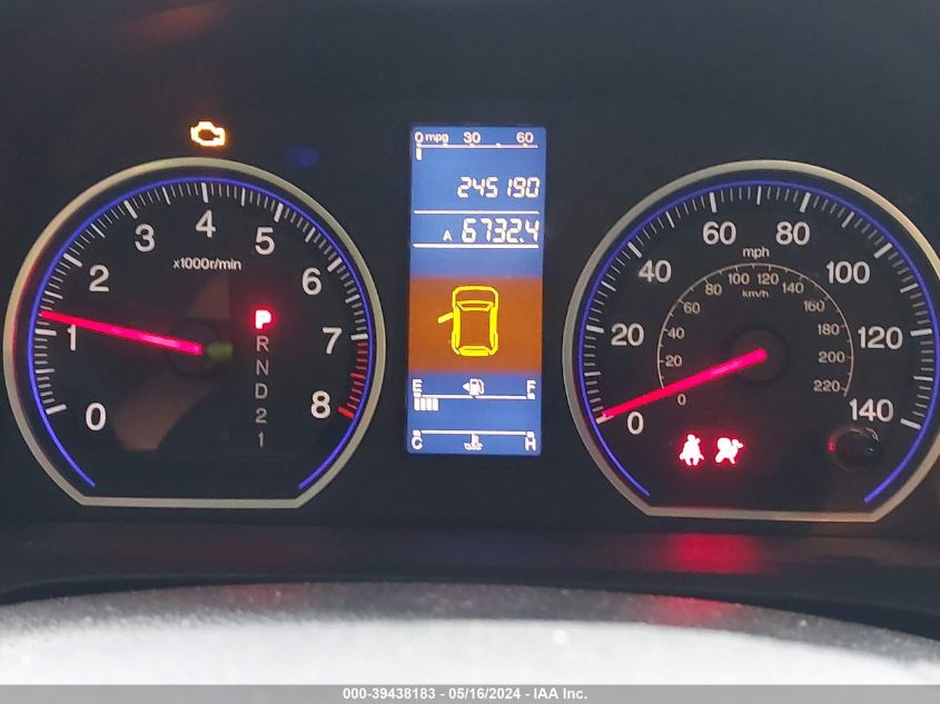 2010 Honda Cr-V Lx VIN: 3CZRE3H38AG705211 Lot: 39438183