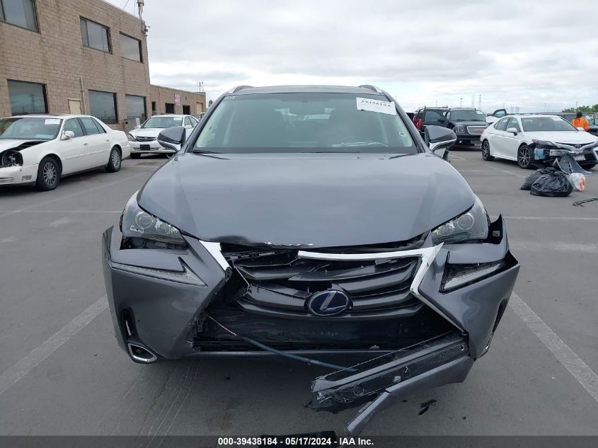 2017 Lexus Nx 300H VIN: JTJBJRBZ9H2052276 Lot: 39438184