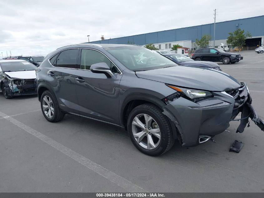 2017 Lexus Nx 300H VIN: JTJBJRBZ9H2052276 Lot: 39438184