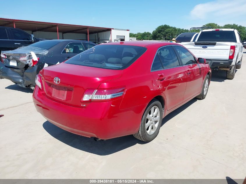 2011 Toyota Camry Le VIN: 4T4BF3EK6BR161131 Lot: 39438181