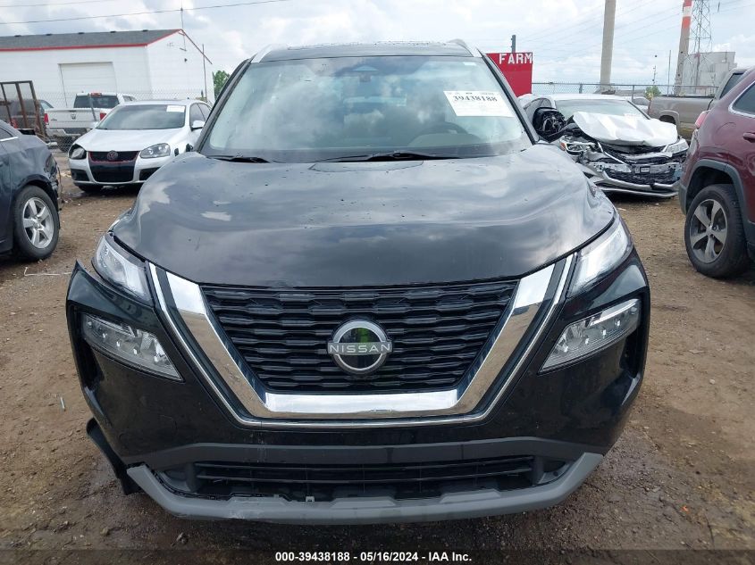 2022 Nissan Rogue Sv Intelligent Awd VIN: JN8BT3BB5NW339832 Lot: 39438188