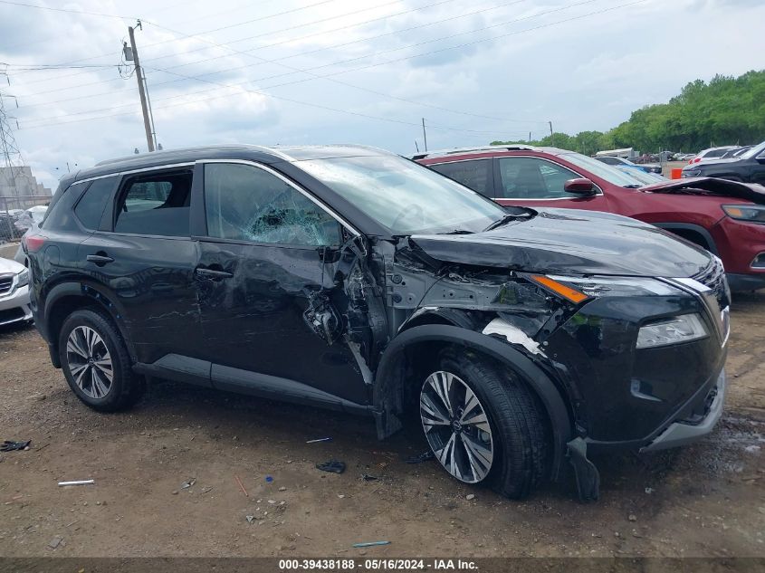 2022 Nissan Rogue Sv Intelligent Awd VIN: JN8BT3BB5NW339832 Lot: 39438188