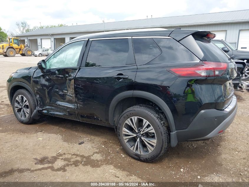 2022 Nissan Rogue Sv Intelligent Awd VIN: JN8BT3BB5NW339832 Lot: 39438188