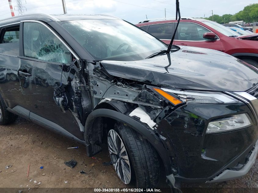 2022 Nissan Rogue Sv Intelligent Awd VIN: JN8BT3BB5NW339832 Lot: 39438188