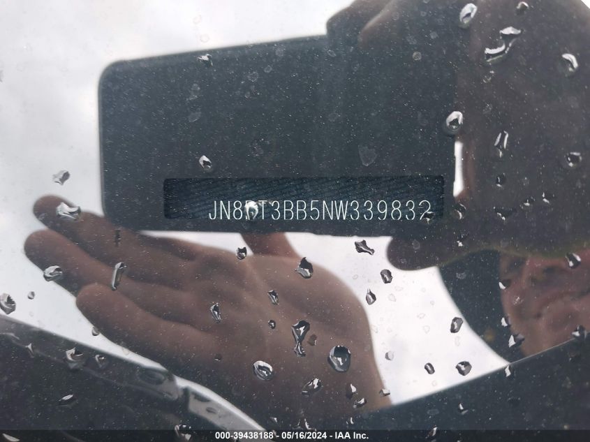 2022 Nissan Rogue Sv Intelligent Awd VIN: JN8BT3BB5NW339832 Lot: 39438188