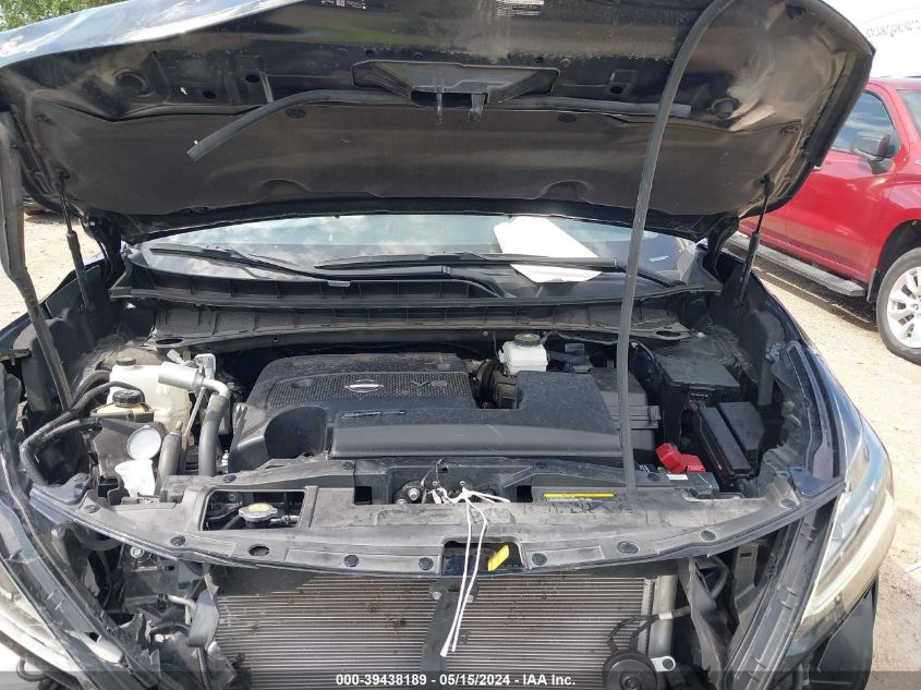 2022 Nissan Murano Sv Fwd VIN: 5N1AZ2BJ0NC130244 Lot: 39438189