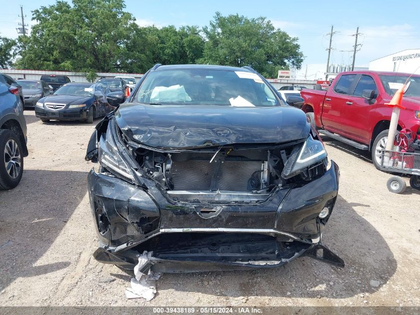 2022 Nissan Murano Sv Fwd VIN: 5N1AZ2BJ0NC130244 Lot: 39438189