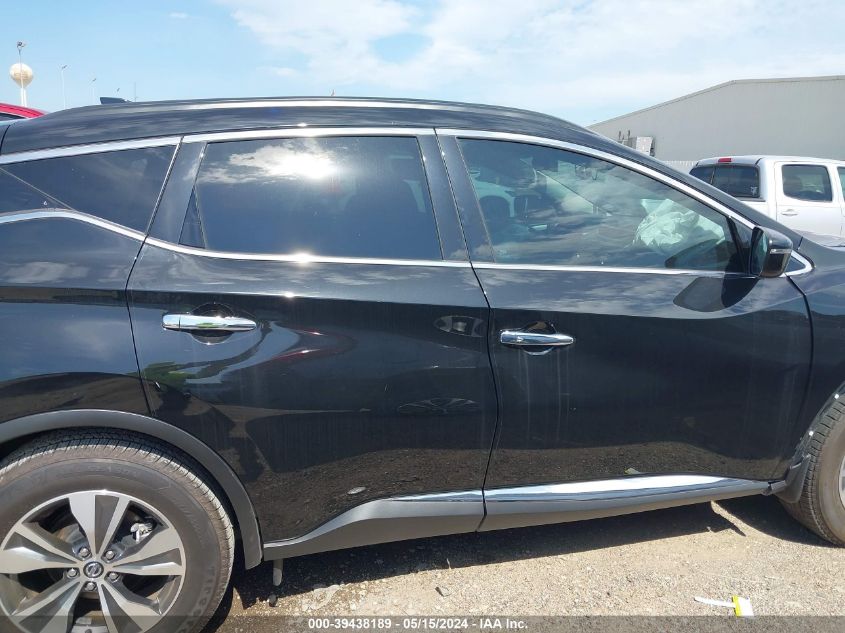 2022 Nissan Murano Sv Fwd VIN: 5N1AZ2BJ0NC130244 Lot: 39438189