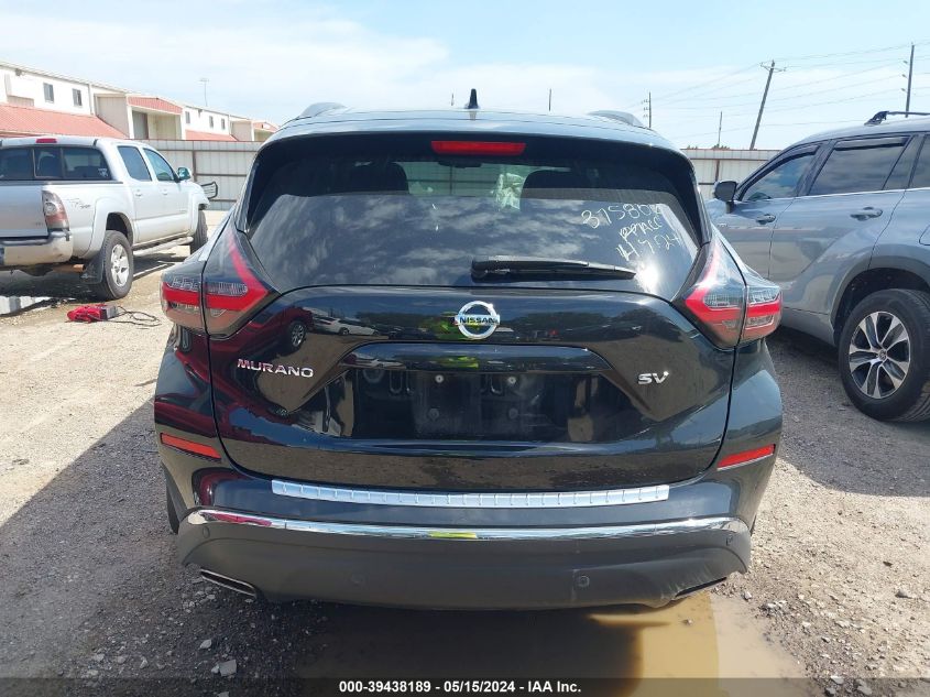 2022 Nissan Murano Sv Fwd VIN: 5N1AZ2BJ0NC130244 Lot: 39438189