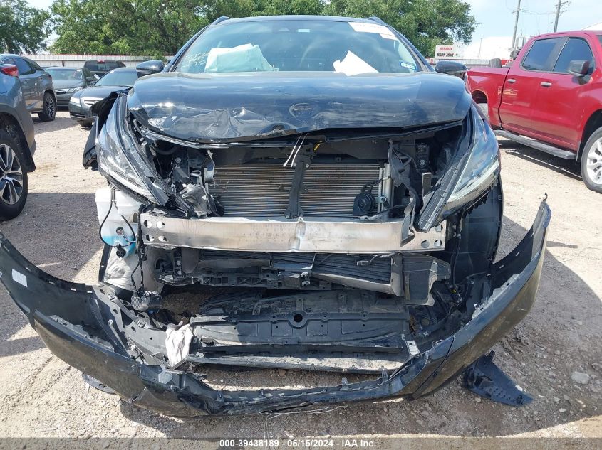 2022 Nissan Murano Sv Fwd VIN: 5N1AZ2BJ0NC130244 Lot: 39438189