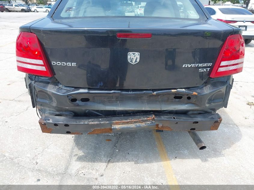 2010 Dodge Avenger Sxt VIN: 1B3CC4FB5AN158523 Lot: 39438202