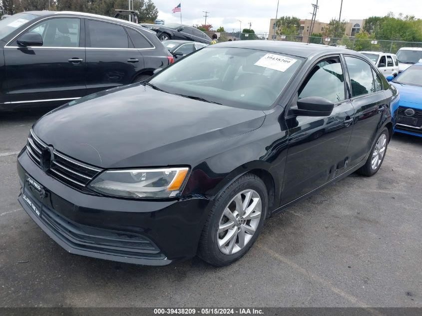 2015 Volkswagen Jetta 1.8T Se VIN: 3VWD17AJ3FM265710 Lot: 39438209