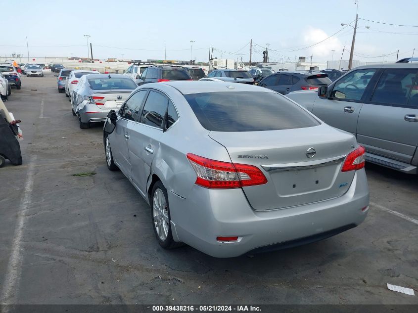 2013 Nissan Sentra Sl VIN: 3N1AB7AP3DL749194 Lot: 39438216