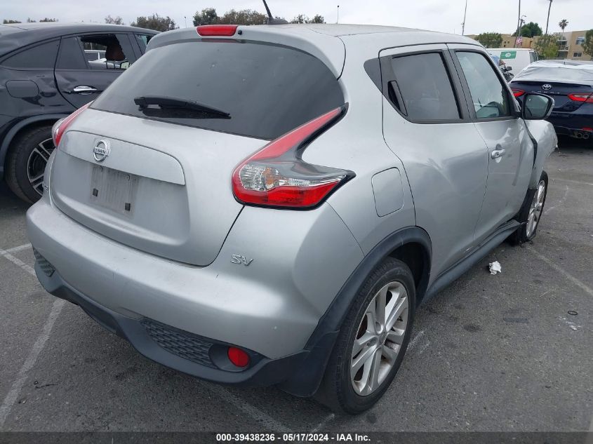 2015 Nissan Juke Sv VIN: JN8AF5MR5FT500272 Lot: 39438236