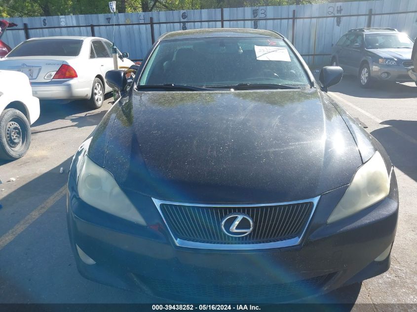 2007 Lexus Is 250 VIN: JTHCK262672019578 Lot: 39438252