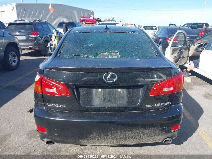 2007 Lexus Is 250 VIN: JTHCK262672019578 Lot: 39438252