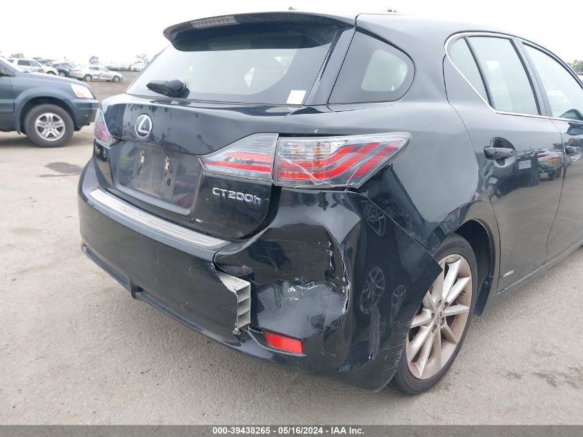 2013 Lexus Ct 200H VIN: JTHKD5BH6D2144058 Lot: 39438265