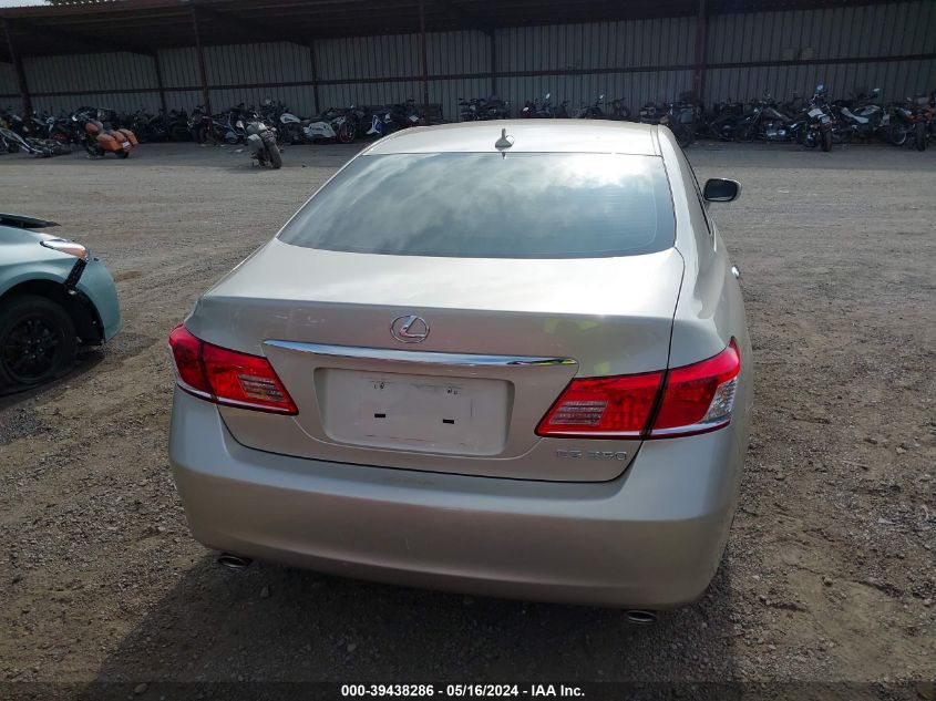 2011 Lexus Es 350 VIN: JTHBK1EG8B2456154 Lot: 39438286
