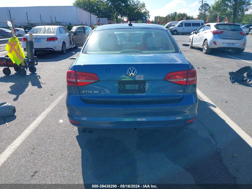 2015 Volkswagen Jetta 1.8T Se VIN: 3VWD17AJ6FM349682 Lot: 39438290