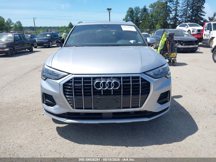 2021 Audi Q3 Premium 40 Tfsi Quattro Tiptronic VIN: WA1AUCF37M1133232 Lot: 39438291