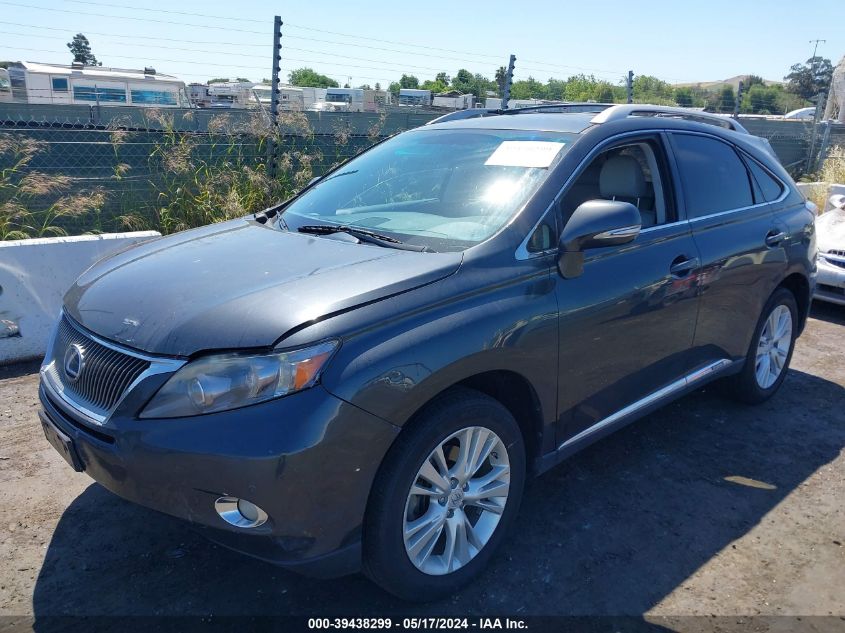 2010 Lexus Rx 450H VIN: JTJBC1BA6A2414754 Lot: 39438299