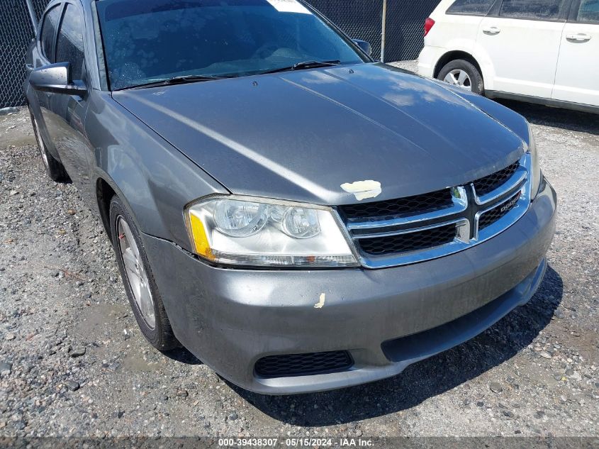 2013 Dodge Avenger Se VIN: 1C3CDZAB3DN681175 Lot: 39438307