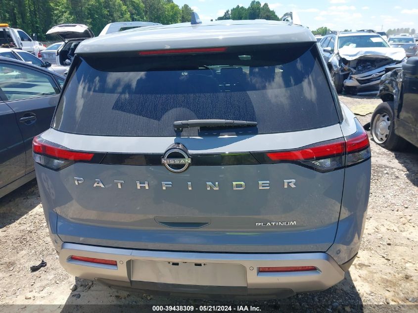 2022 Nissan Pathfinder Platinum 2Wd VIN: 5N1DR3DH7NC268974 Lot: 39438309