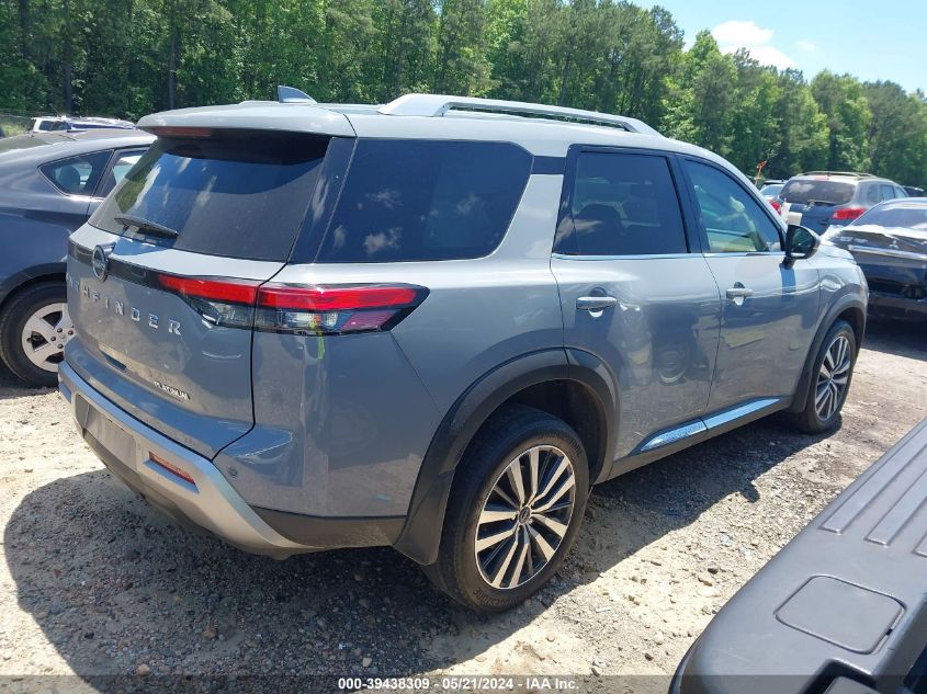 2022 Nissan Pathfinder Platinum 2Wd VIN: 5N1DR3DH7NC268974 Lot: 39438309